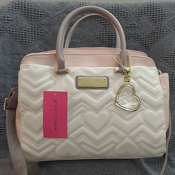 Betsey Johnson Handbags - NWT Betsey Johnson TRIPLE ENTRY SATCHEL